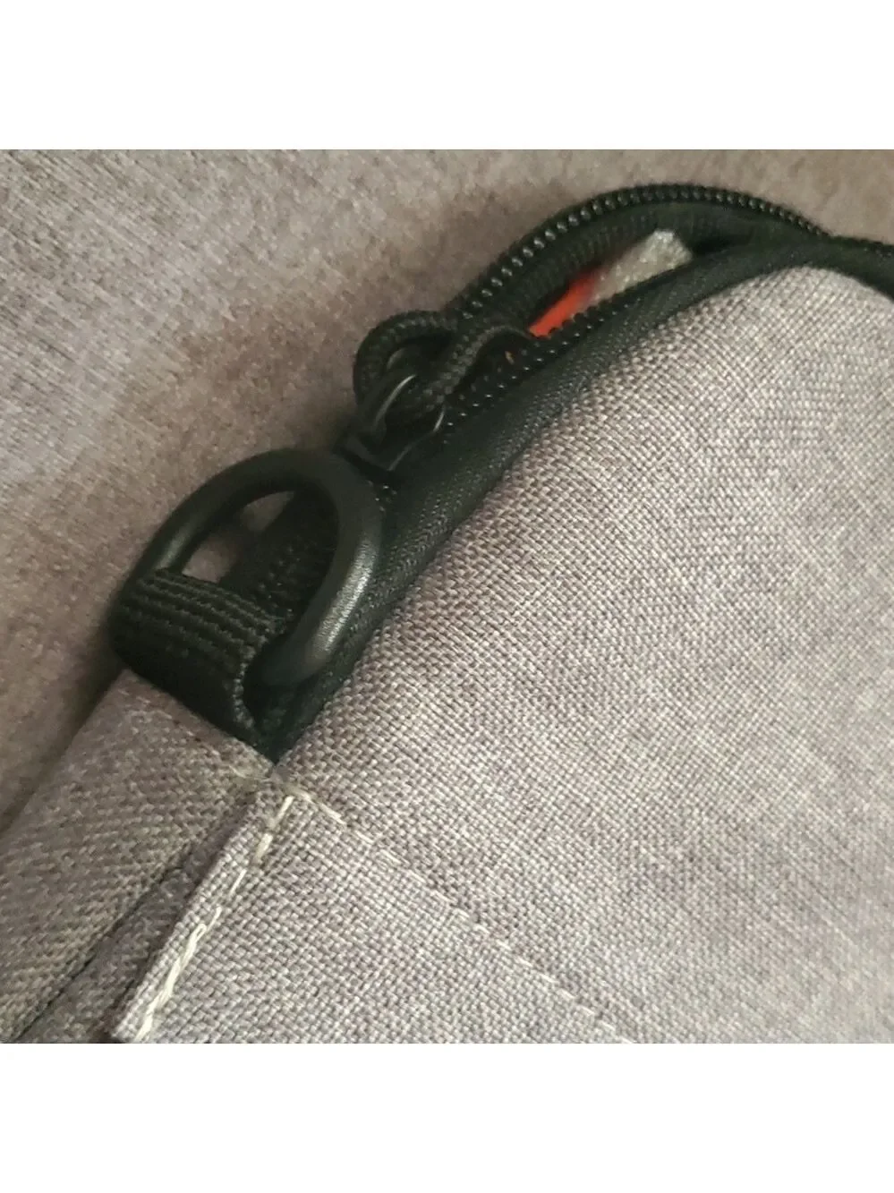 Targus Gray and Black Laptop Bag with Orange Accents‎ Case